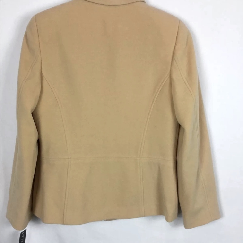 ✨NEW✨Tribal Coat Corn Silk Wool Zip Front Sz 8 - Picture 6 of 6